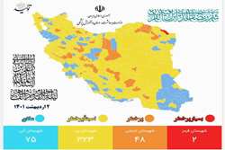 قم همچنان در وضعیت زرد کرونایی است/ کاهش چشمگیر شهرهای با وضعیت قرمز